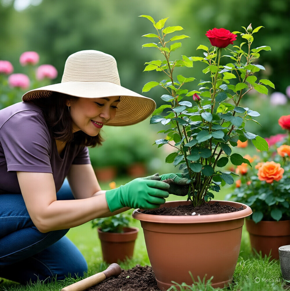 rose planting
