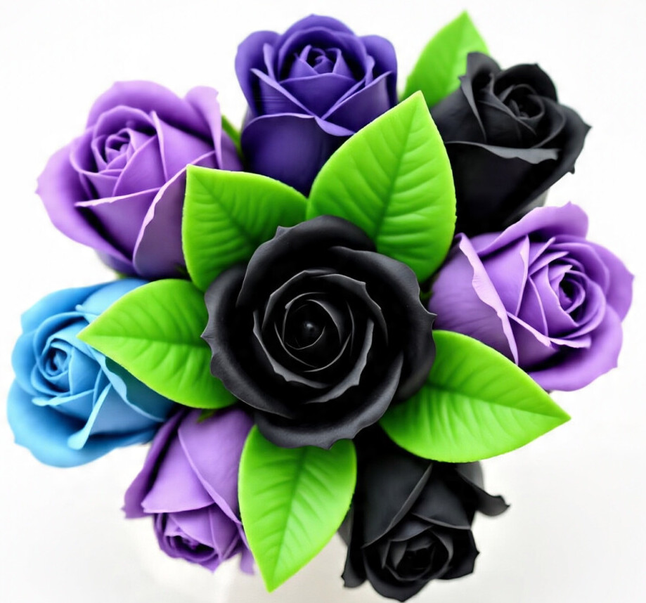 coloured vase