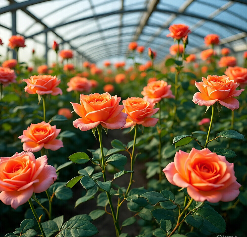 orange roses