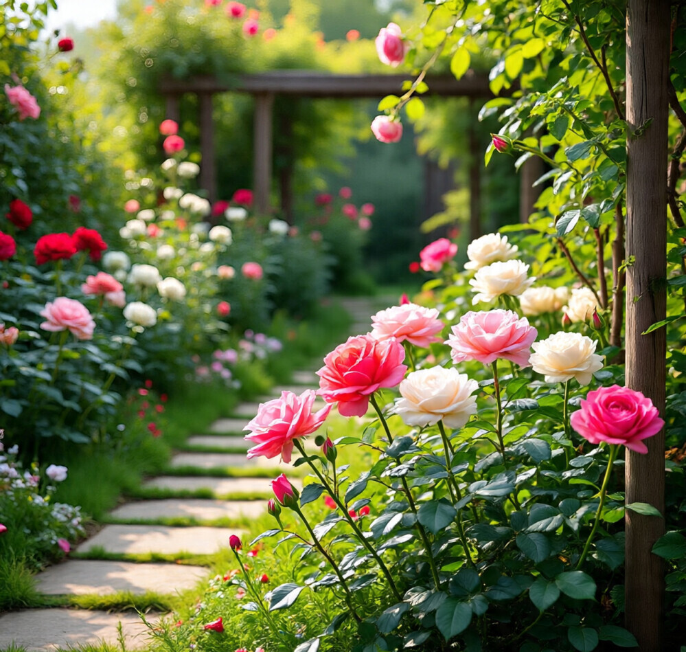 Polyantha Rose Garden