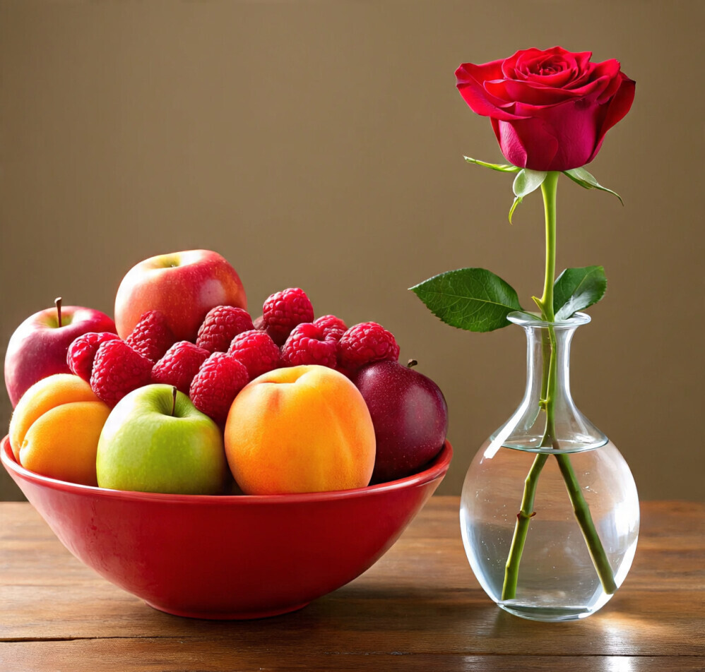 Fruity rose