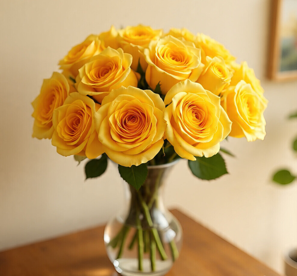 golden yellow rose